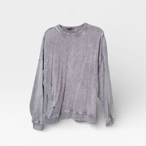 Falling‎ Forward Free People Size Large Lavender Crewneck Sweater (A)